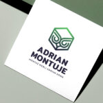 Projekt logo dla Adrian Montuje – profesjonalna identyfikacja wizualna dla firmy montażowej.